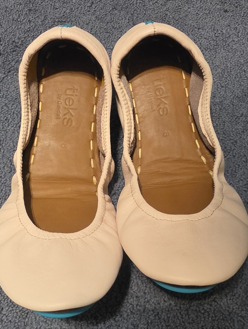 Tieks Italian Leather Ballerina Flats women size 8